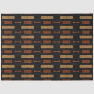 Papel de descomposición textil africano