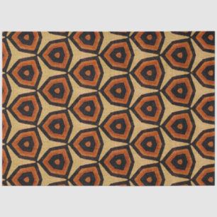 Papel de descomposición textil africano