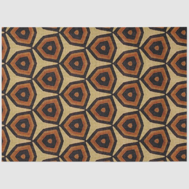 Papel de descomposición textil africano (Anverso)