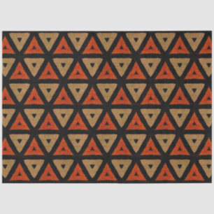 Papel de descomposición textil africano