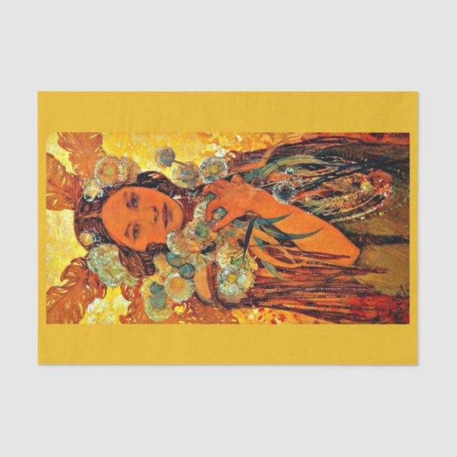 Papel de desconexión 10"x15" - Alphonse Mucha 2 (Anverso)