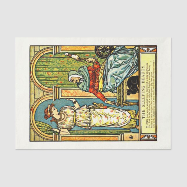 Papel de desconexión 10"x15" - Walter Crane 7 (Anverso)