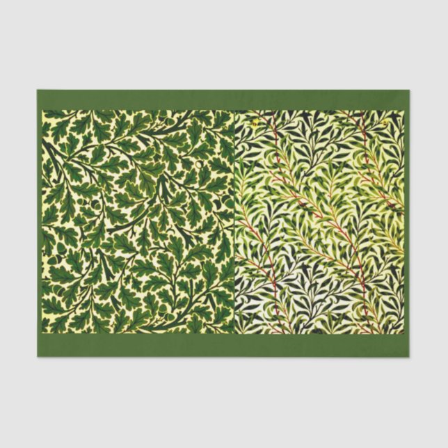 Papel de desconexión 10"x15" - William Morris 15 (Anverso)