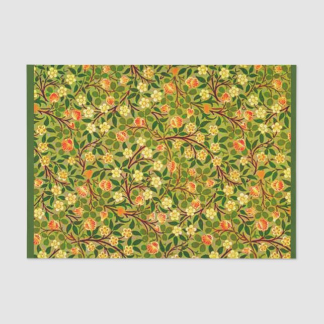 Papel de desconexión 10"x15" - William Morris 4 (Anverso)