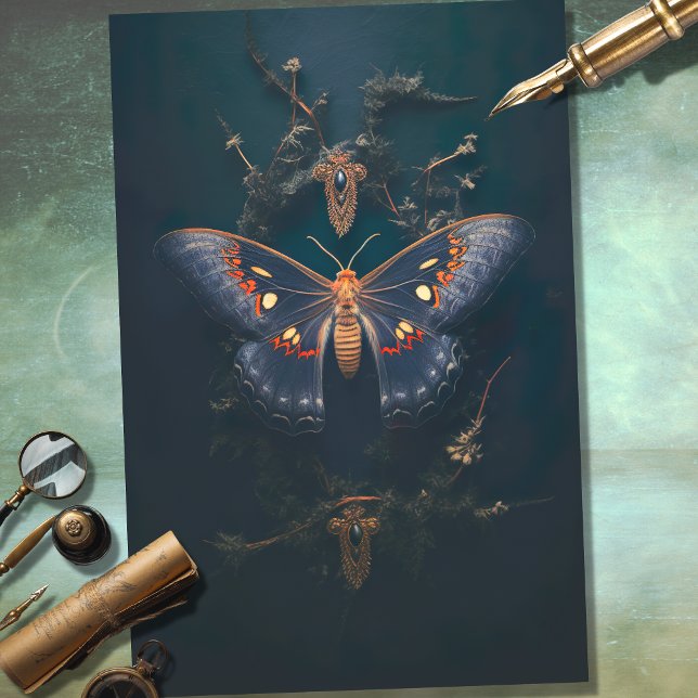 Papel de desconexión de Moth Dark Academia 1 (Subido por el creador)