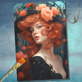 Papel de desconfianza de Art Nouveau 2