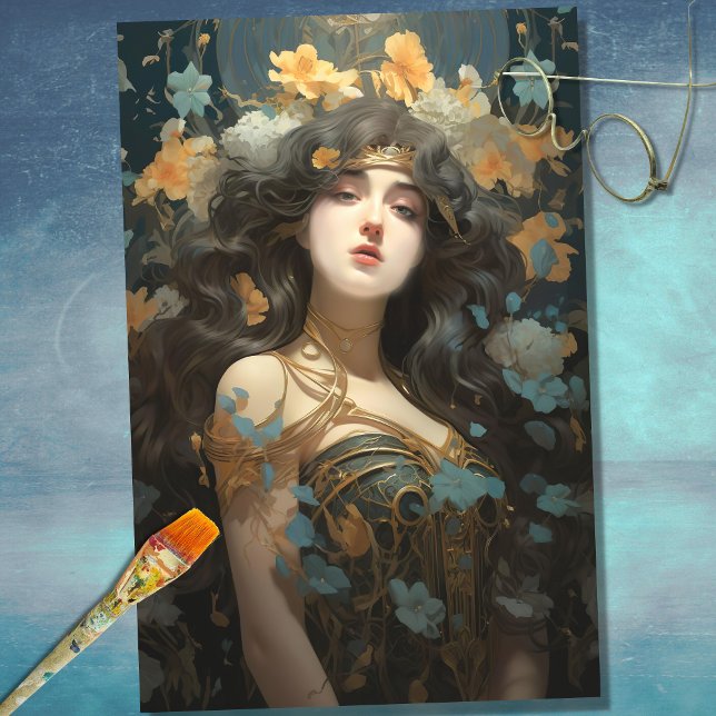 Papel de desconfianza de Art Nouveau 3 (Subido por el creador)