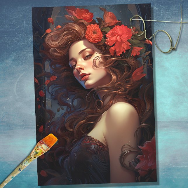 Papel de desconfianza de Art Nouveau 5 (Subido por el creador)