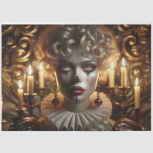 Papel de desconfianza de la misteriosa mujer harle