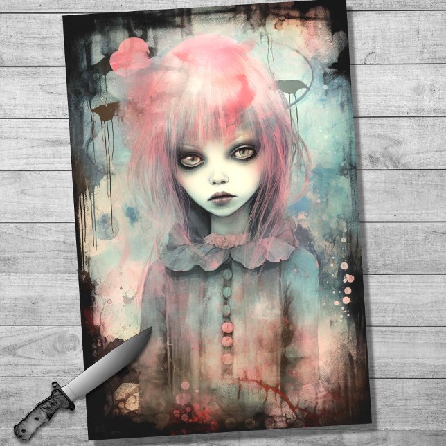 Papel de desconfianza de Spooky Chica 10 (Subido por el creador)