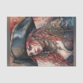 Papel de desconfianza del capitán Lady Pirate