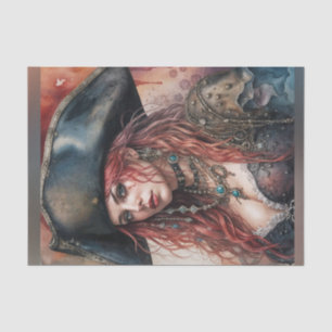 Papel de desconfianza del capitán Lady Pirate