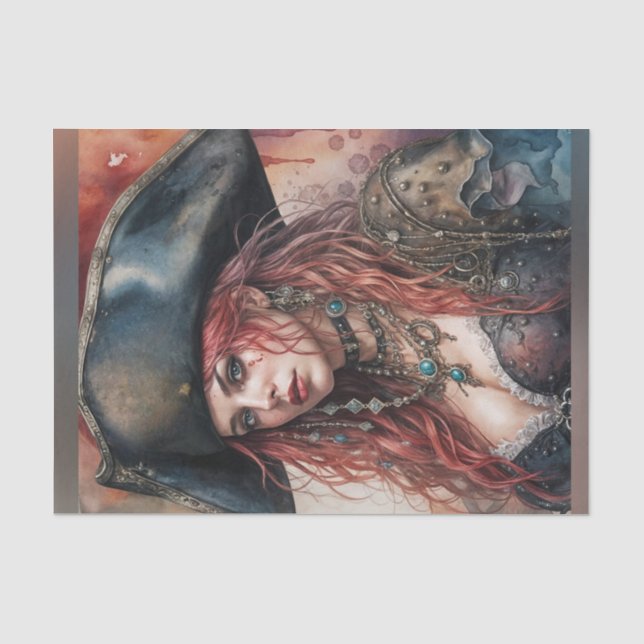 Papel de desconfianza del capitán Lady Pirate (Anverso)