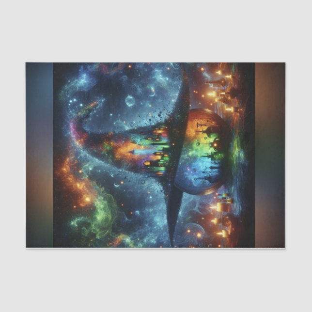 Papel de desconfianza Gorra de bruja mística brill (Anverso)