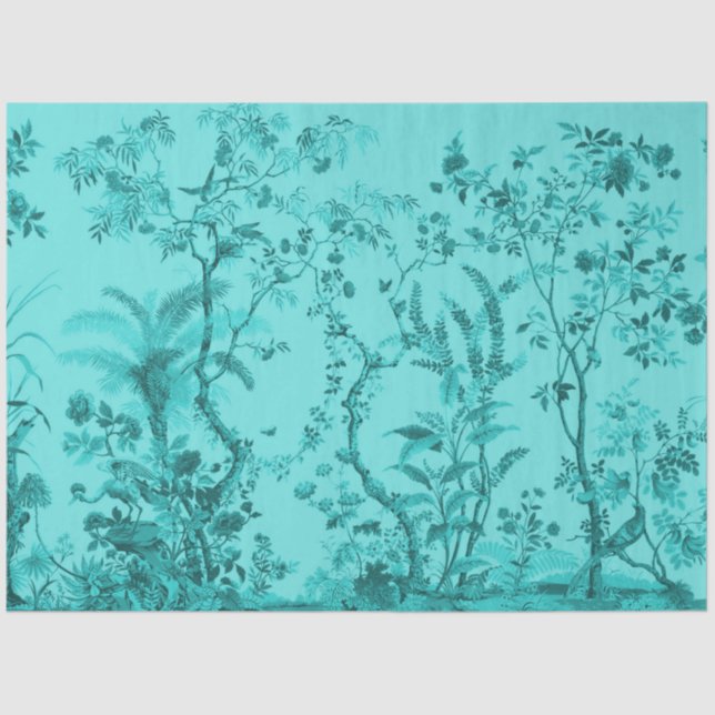 Papel de descontaminación de jardines tropicales y (Anverso)