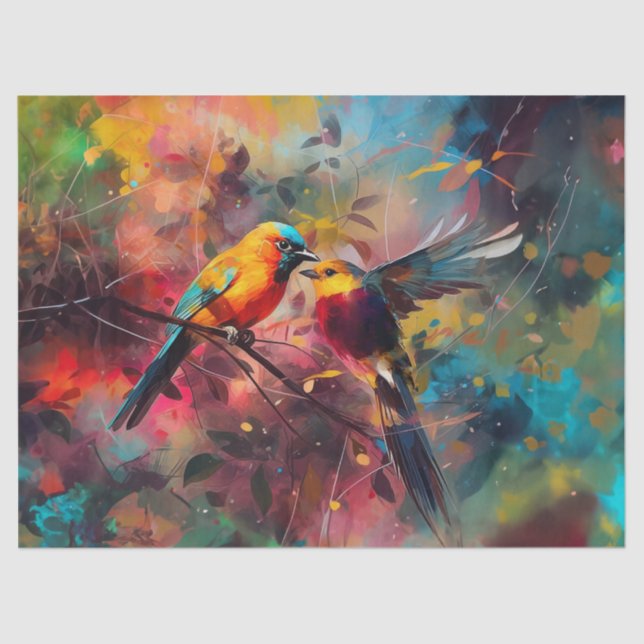 Papel de desecho, envolver - Melodías de plumas 1 (Anverso)