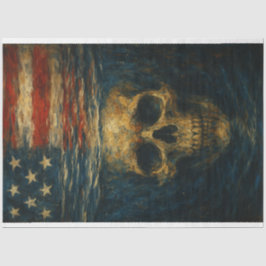 Papel de desenlace de cráneo y reflexión sumergido