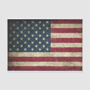 Papel de desfalco de la bandera estadounidense con