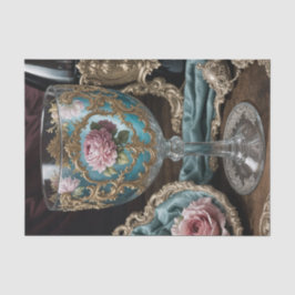 Papel de deshielo de goblet de rococo francés
