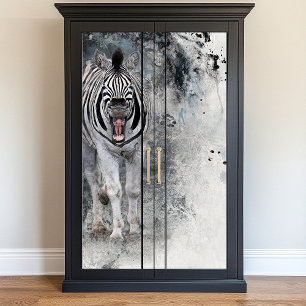 Papel de deshielo de la fauna de cebra