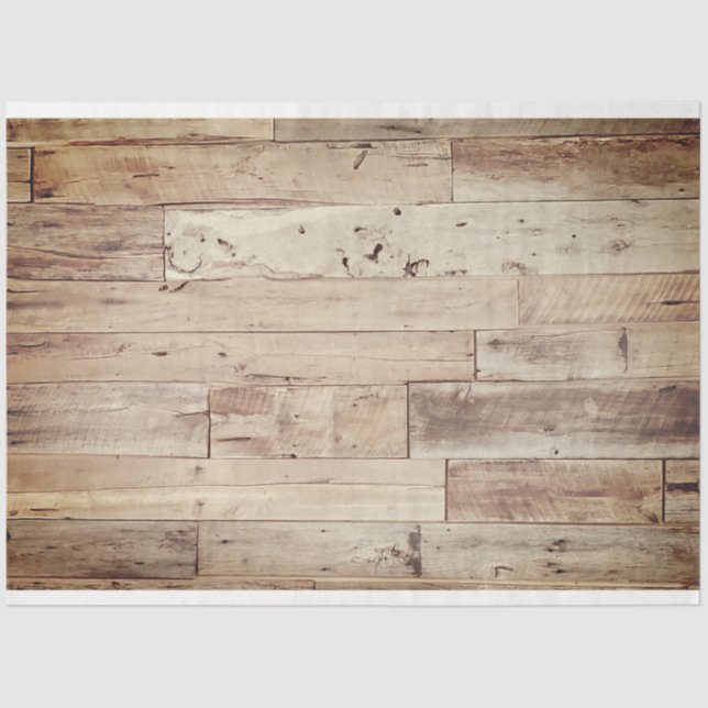 Papel de deshielo de madera rústica (Anverso)