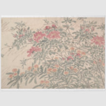 Papel de deshielo de muebles con escritura floral