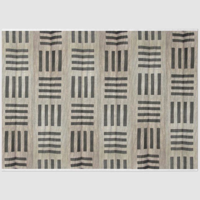 Papel de deshielo de muebles textiles africanos (Anverso)