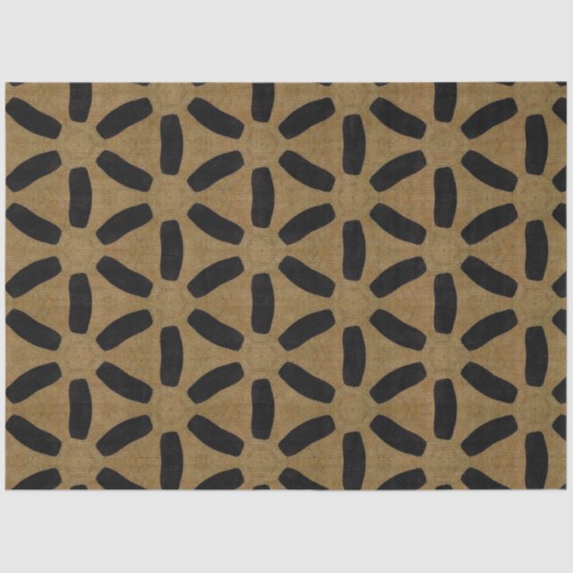 Papel de deshielo de muebles textiles africanos (Anverso)