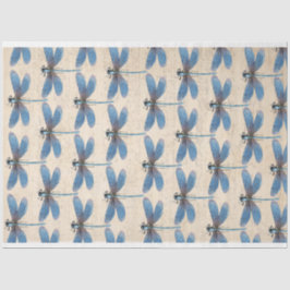 Papel de deshielo del mobiliario de la libélula az