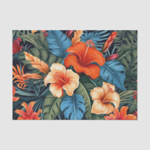 Papel de deshielo floral tropical - Flores vibrant