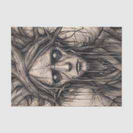 Papel de deshielo forestal del hombre de bosques