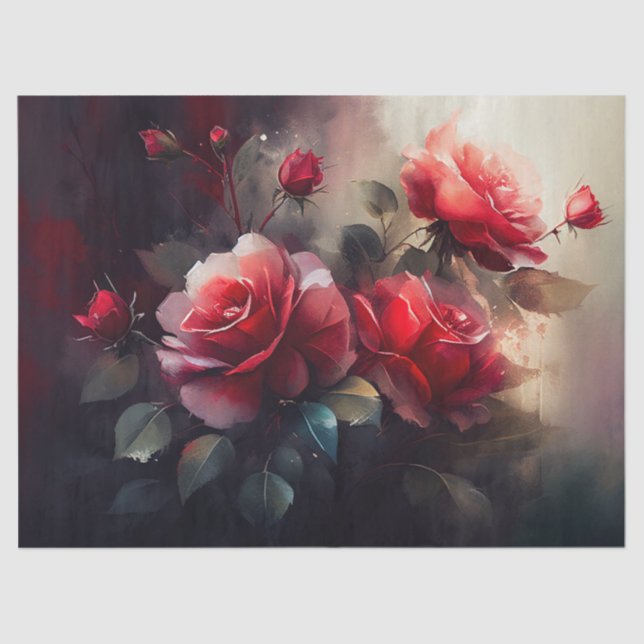 Papel de desmaquillaje, envolvimiento, jardín de R (Anverso)