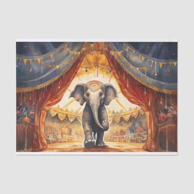 Papel de desunión del Circus Elephant 3 (Anverso)