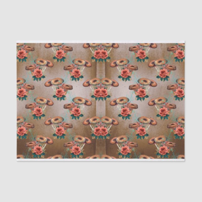 Papel de dibujo de la descomposición de hongos mar (Anverso)