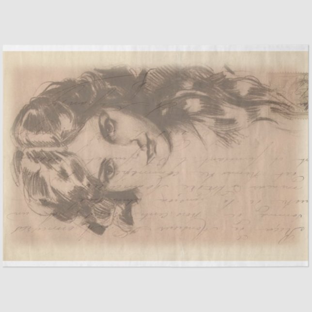 Papel de dibujo de Lady (Anverso)