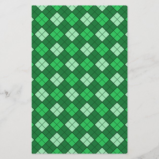 Papel de dibujo verde plano (Anverso)