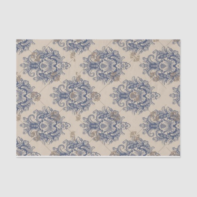 Papel de diseño de patrón de cosecha barroco (Anverso)