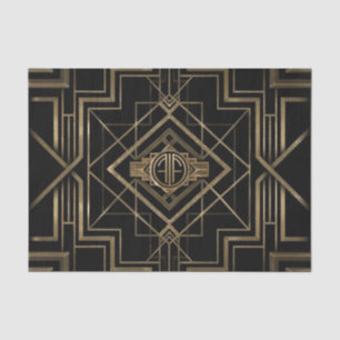Papel de diseño del Art Deco Gatsby de 1920