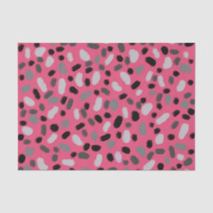 Papel de diseño para bolas de gelatina negra rosa