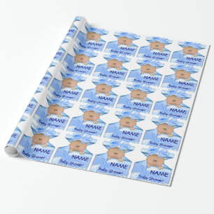 Papel de embalaje afroamericano de Baby Shower del