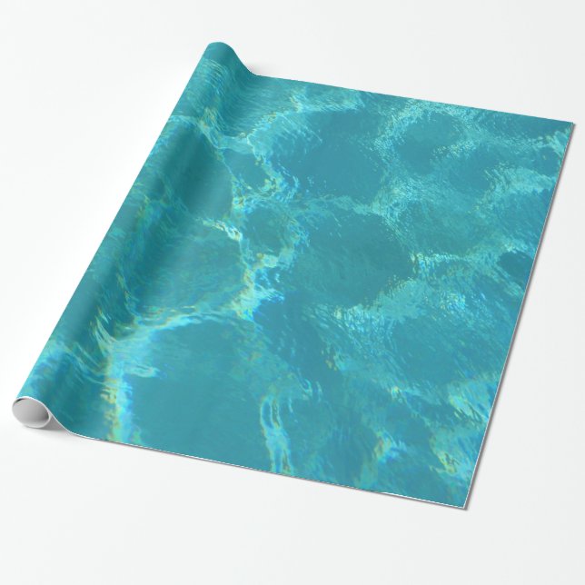 Papel de embalaje agua-agua de las azules (Desenrollado)