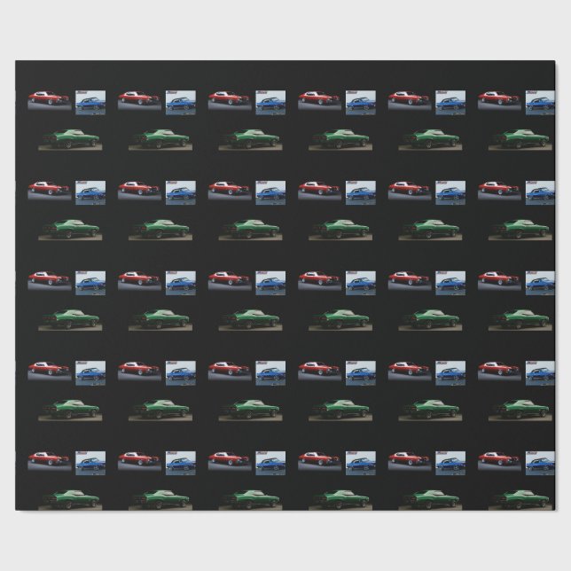 papel de embalaje americano del coche del músculo (Costura)