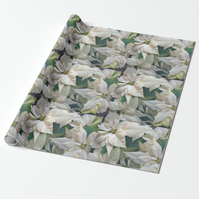 Papel de embalaje blanco del día de fiesta del (Desenrollado)