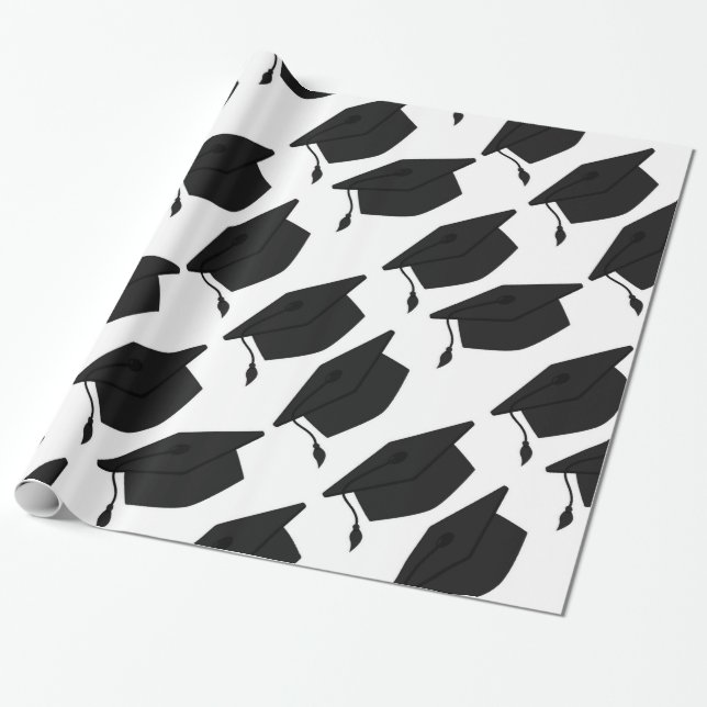 PAPEL de EMBALAJE blanco y negro del CASQUILLO de (Desenrollado)