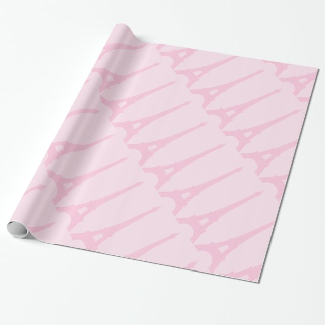 Papel de embalaje bonito de París (Desenrollado)