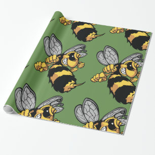 Papel de embalaje brillante de la abeja muy