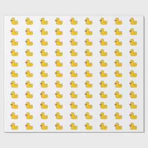 Papel de embalaje brillante del pato de goma, 30