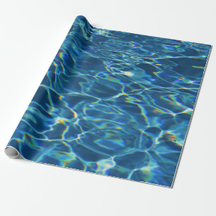 Papel de embalaje chispeante del agua de la