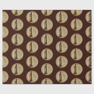 Papel de embalaje color de rosa irlandés de la