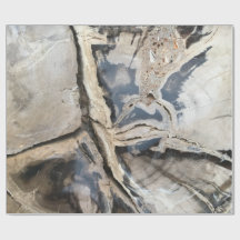 Papel de embalaje cristalino negro y poner crema